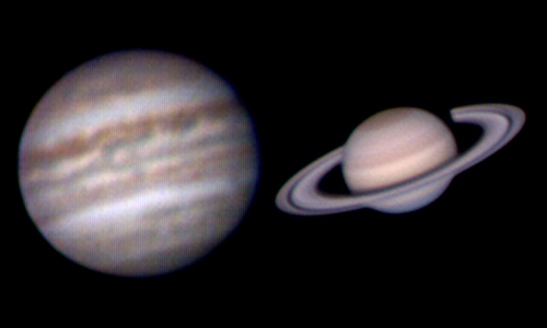 Jupiter in Saturn